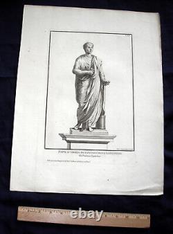Statue of Virgil, Prince of Heroic Latin Poetry, Rossi, Maffei, Aquila 1704