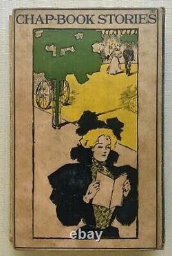 Stories from Chap-Book, Herbert S. Stone 1896 Art Nouveau Poster style Binding