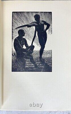 THEOCRITOS poems FANFROLICO PRESS 1929 LIMITED EDITION of 500 LIONEL ELLIS art
