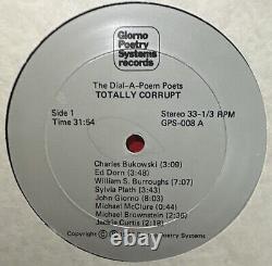 THE DIAL-A-POEM POETS Totally Corrupt RARE Giorno Poetry Systems LP VG+