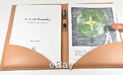 THE MAN MADE OF VISIONS N. Scott Momaday Limited Edition Portfolio Poems & Art