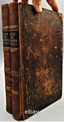 TOURS OF DR SYNTAX, Wm Combe 1813 1st Ed 2 Vols Poetry Hand-Colored Plates