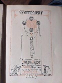 Tannhauser by Richard Wagner Vintage Book Art Deco Willy Pogany Opera 1927