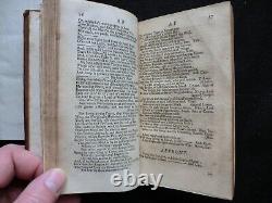 The Art of Engish Poetry by Edward Bysshe (1718) Georgian Poems, Leather Bound