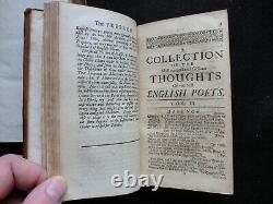 The Art of Engish Poetry by Edward Bysshe (1718) Georgian Poems, Leather Bound