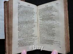 The Art of Engish Poetry by Edward Bysshe (1718) Georgian Poems, Leather Bound