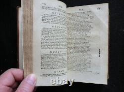 The Art of Engish Poetry by Edward Bysshe (1718) Georgian Poems, Leather Bound