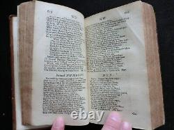 The Art of Engish Poetry by Edward Bysshe (1718) Georgian Poems, Leather Bound