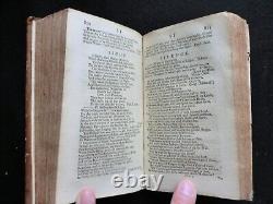 The Art of Engish Poetry by Edward Bysshe (1718) Georgian Poems, Leather Bound