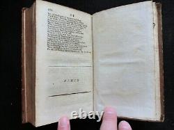 The Art of Engish Poetry by Edward Bysshe (1718) Georgian Poems, Leather Bound