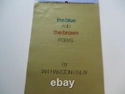 The Blue And The Brown Poems By Ian Hamilton Finlay 1968 1969 Pop Lithographs