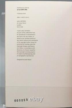 The Cancer Chronicles Damien Hirst SIGNED Ltd. 1st #59/1000 other Criteria