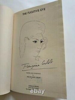 The Fugitive Eye. Poems And Drawings 1st. Signed By Francoise Gilot