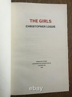 The Girls, Christopher Logue, Signed and Lettered, First Edition