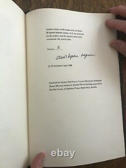 The Girls, Christopher Logue, Signed and Lettered, First Edition