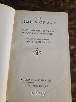 The Limits Of Art By Huntington Cairns 1948 SIGNED First Edition