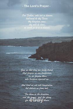 The Lord's Prayer Poem Print Art Photo Poster Gift Inspiration God Christian