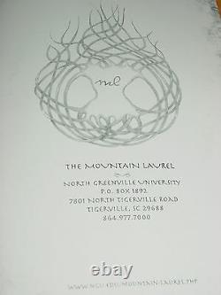The Mountain Laurel 2011, Literature Artwork Poems, North Greenville University