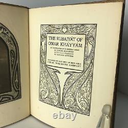 The Rubaiyat of Omar Khayyam, Translated by Edward Fitzgerald 1905 Arts Crafts