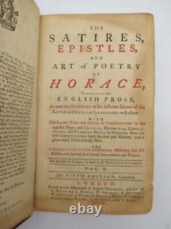 The Satires, Epistles, And Art Of Poetry Of Horace Translated Into English