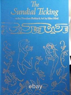 The Sundial Ticking By Theodore Plotkin, Art by Edna Hibel, signed 1st ed
