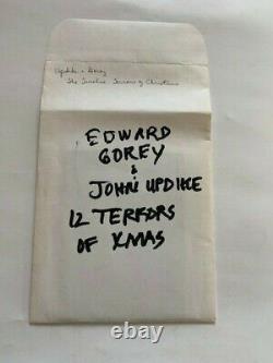 The Twelve Terrors Of Christmas Ltd. Ed. Signed By Edward Gorey & John Updike