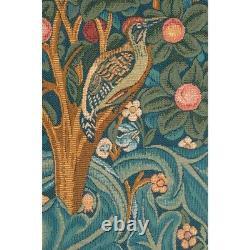 The Woodpecker Tree with Poem Verse William Morris European Tapestry Wall Art