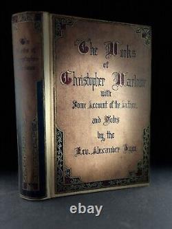 The Works of Christopher Marlowe, 1865, Illuminated Binding, Rare Edition