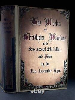 The Works of Christopher Marlowe, 1865, Illuminated Binding, Rare Edition