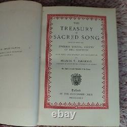Treasury Of Sacred Song, Deo-Dante-Dedi Francis T. Palgrave 1889 Vintage