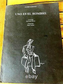 UNO ES EL HOMBRE, POEMS SELECCIONADOS, Jaime Sabines, Mexico, 1994
