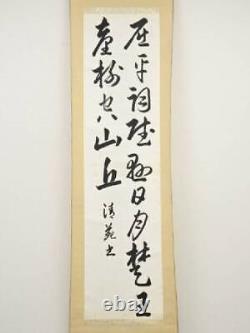 Used Calligraphy Painting Ueno Seien Chinese Poetry Handwritten Paper Book Hangi