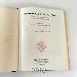 VTG Muraqqa Book Paintings of Rahman Chughtai Poetry of Diwan Ghalib Urdu Printo
