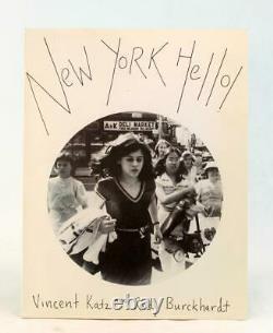 Vincent Katz Rudy Burckhardt 1990 New York, Hello! NY Street Photography Poetry