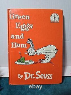 Vintage Beginner Books Green Eggs and Ham by Seuss 1960, Hardcover