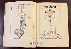 Vintage Book Art Deco Willy Pogany Tannhauser Wagner Opera Carla Laemmle