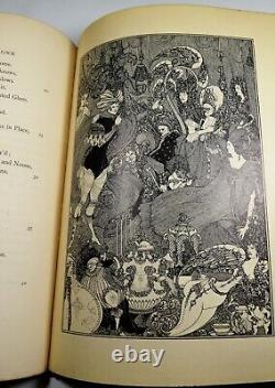 Vintage Book The Rape of the Lock Aubrey Beardsley Art Nouveau Sensual Drawings