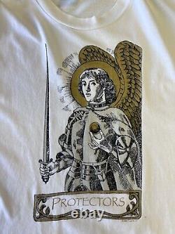 Vintage William Shakespeare shirt large Protectors Angel Defend Us Poetry Art