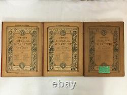 Virtue's Imperial Shakespeare Div 1-9 Edited Illustrated Edition Vintage PB Lot