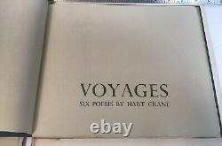 Voyages Six Poems by Hart Crane Illustrated by Leonard Baskin #931 Signed