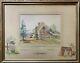 Wpa Artist Signed Ernest Cramer 1930s Painting Remarques Walt Whitman Collection