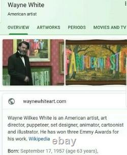 Wayne White Original Unpublished Poetry/Drawings