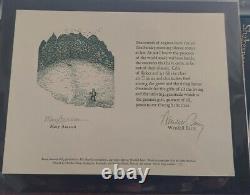 Wendell Berry 9x12 Signed and Numbered Poems Broadside Sabbath XI