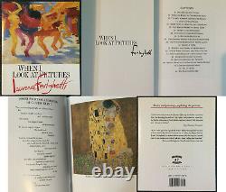 When I Look At Pictures Lawrence Ferlinghetti SIGNED 1990 Art Radical Poetry