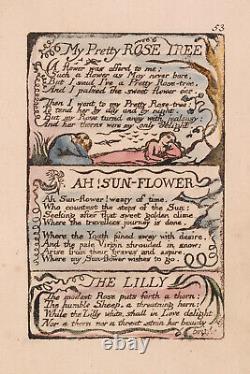 William Blake Poem My Pretty Rose Tree (1794) Poster Art Print Painting Gift