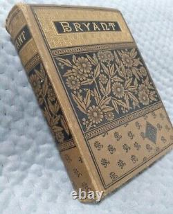 William Cullen Bryant Poetical Works Antique Poetry Hardcover 1883 VG EX 1880's