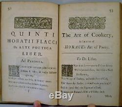 William King / Art of Cookery In Imitation of Horace's Art of Poetry With Some