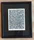 Woodcut Of Robert Bly Poems By Wang Hui-ming Pencil Signed By Poet & Artist 1971
