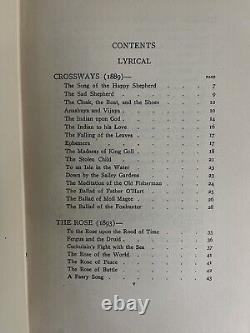 Yeats, Collected Poems, 1933, Fine