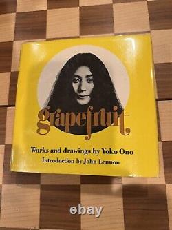 Yoko Ono Grapefruit First American Edition Fine In VG Dustjacket